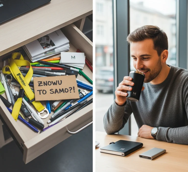 Koniec z gadżetami, które lądują w szufladzie. 5 cech upominku, którego Twój klient naprawdę będzie używać.