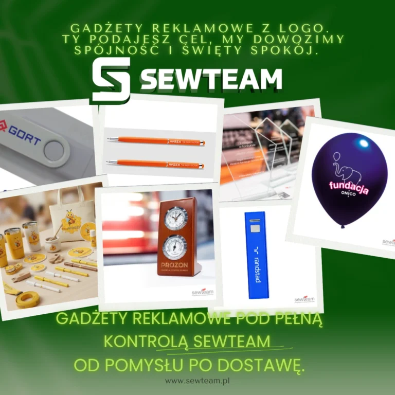 Gadżety reklamowe z logo dla firm na targi
