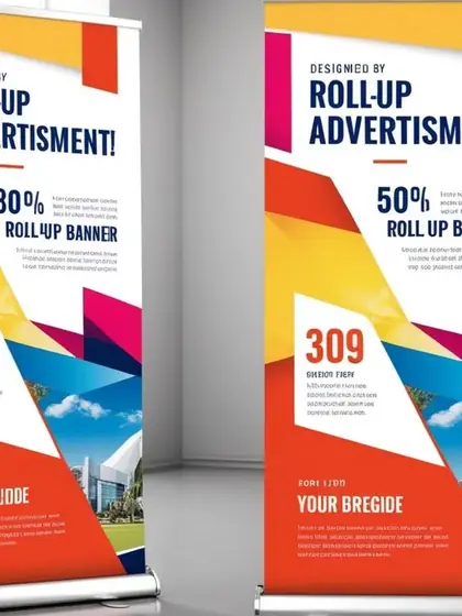 Rollupy reklamowe z grafiką firmową